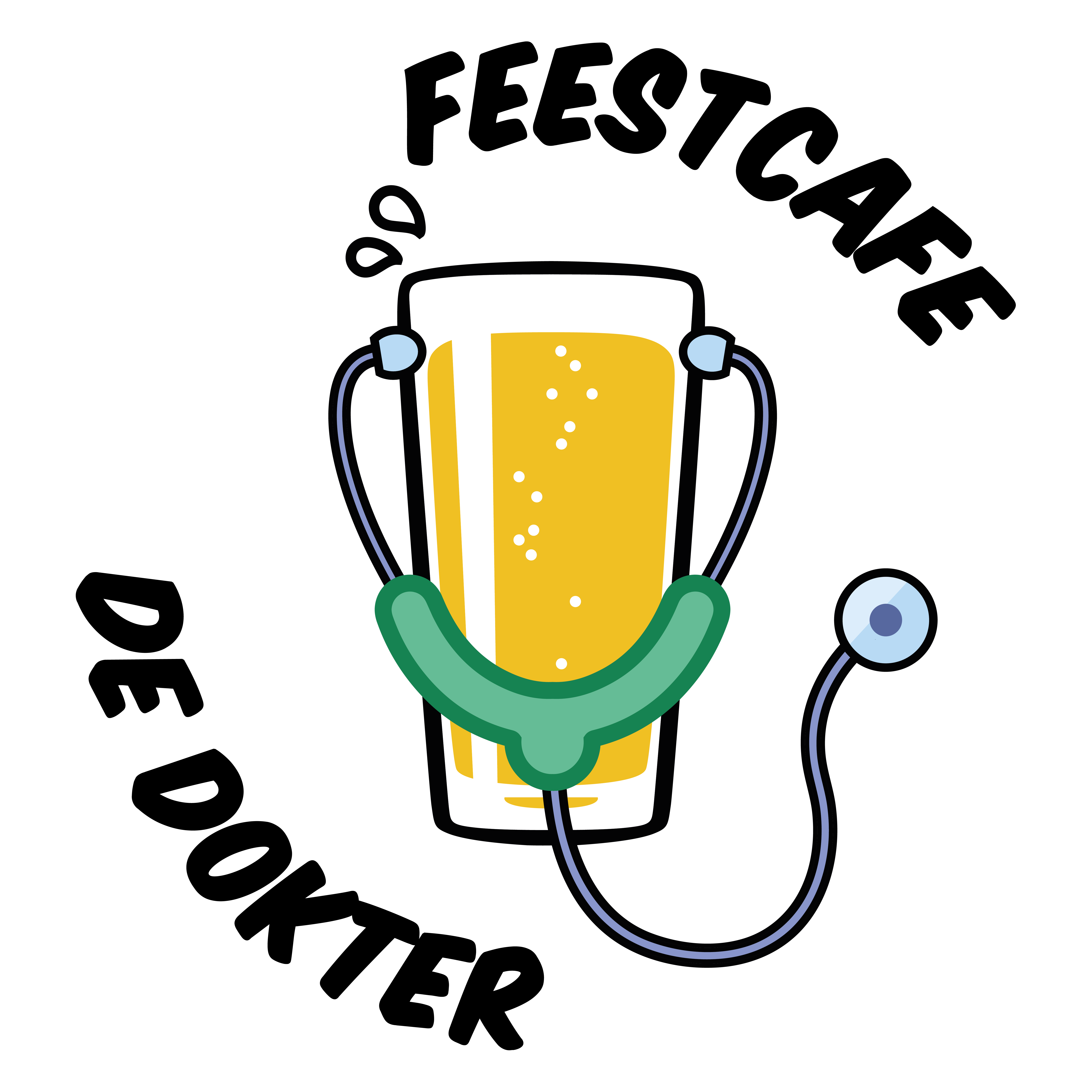 Feestcafe De Dokter logo